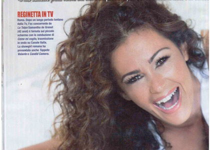 Samantha De Grenet: “Mio figlio Brando finalmente mi ha dato il permesso di… uscire la sera!” article-post