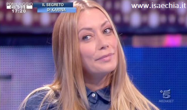 Karina Cascella ospite a ‘Pomeriggio Cinque’: video article-post
