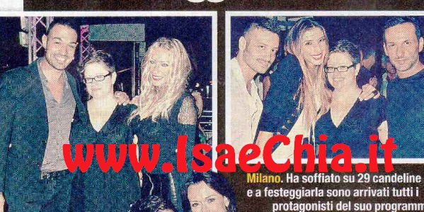 Chia festeggia con i fan / Gli auguri di Alessio Lo Passo alla festa di Antonio Cocomazzi article-post