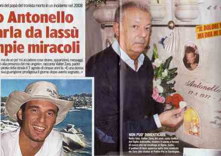 Valter Zara: “Il mio Antonello mi parla da lassù e compie miracoli!” preview