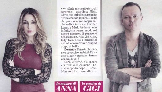 Anna Tatangelo e Gigi D’Alessio: “Vi aspettiamo in tv, alla nostra festa di nozze!”