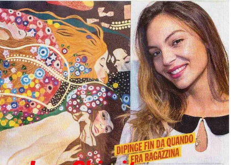 Sarah Nile si mostra col genio di Gustav Klimt preview