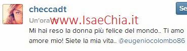 Francesca Del Taglia pubblica su Instagram la foto dell’anello che le ha regalato Eugenio Colombo e scrive: “Mi hai reso la donna più felice del mondo!” preview