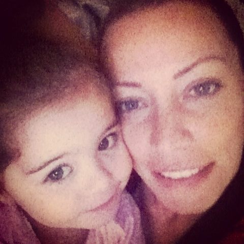 Karina Cascella con la piccola Ginevra Angelucci: foto article-post