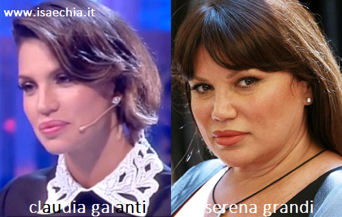 Somiglianza tra Claudia Galanti e Serena Grandi preview