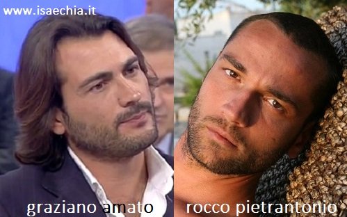 Somiglianza tra Graziano Amato e Rocco Pietrantonio