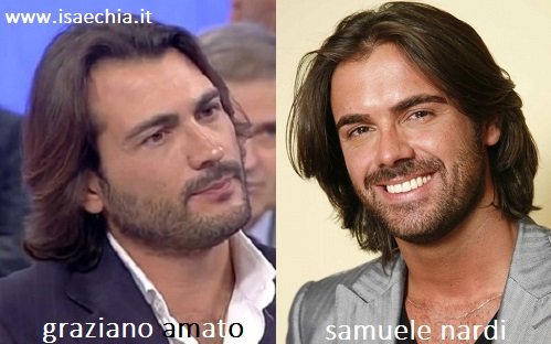 Somiglianza tra Graziano Amato e Samuele Nardi