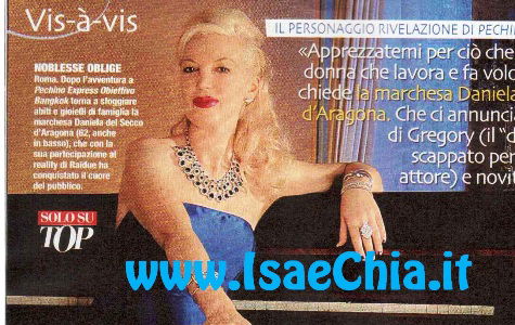 La marchesa Daniela Del Secco D’Aragona: “Il mio maggiordomo Gregory è ritornato da me e io… ho trovato un uomo!” article-post