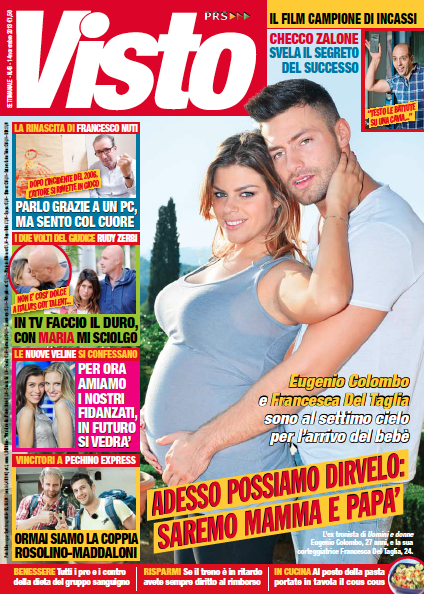 Eugenio Colombo e Francesca Del Taglia sulla copertina del nuovo numero di ‘Visto’ preview