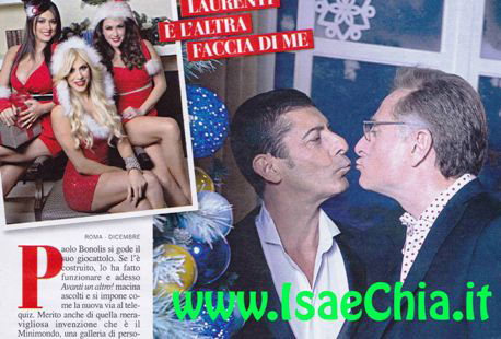 Paolo Bonolis: Un anno insieme con il calendario di Chi article-post