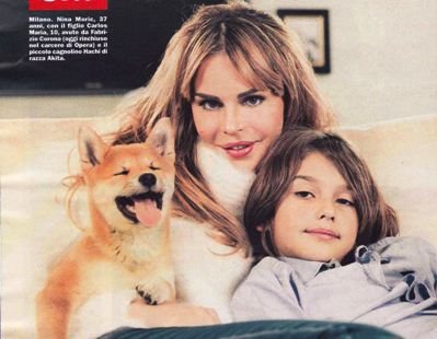 Nina Moric con suo figlio Carlos: “Il primo Natale senza Fabrizio Corona”