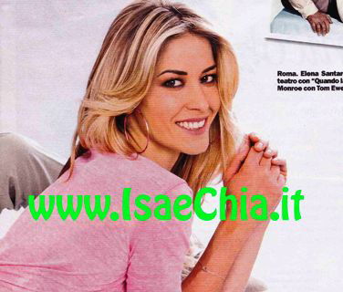 Elena Santarelli: “Marilyn Monroe è un mito, io no” preview