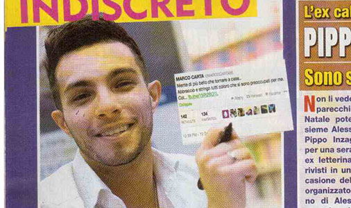 Marco Carta: dopo l’ospedale, un sospiro di sollievo! preview