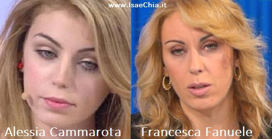Somiglianza tra Alessia Cammarota e Francesca Fanuele preview