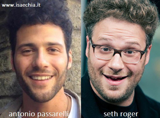 Somiglianza tra Antonio Passarelli e Seth Roger preview