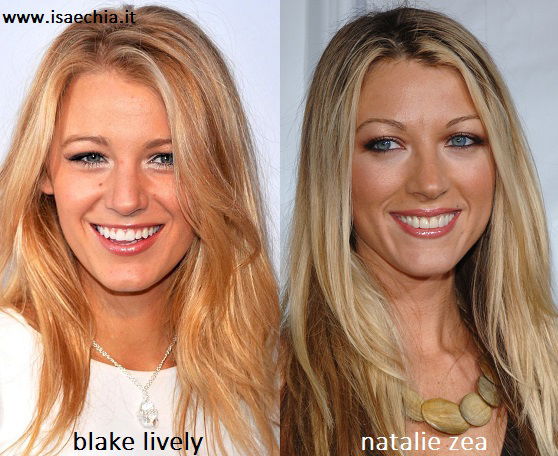 Somiglianza tra Blake Lively e Natalie Zea preview