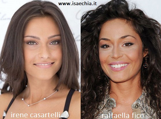 Somiglianza tra Irene Casartelli e Raffaella Fico article-post