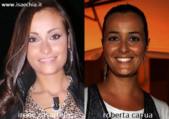 Somiglianza tra Irene Casartelli e Roberta Capua