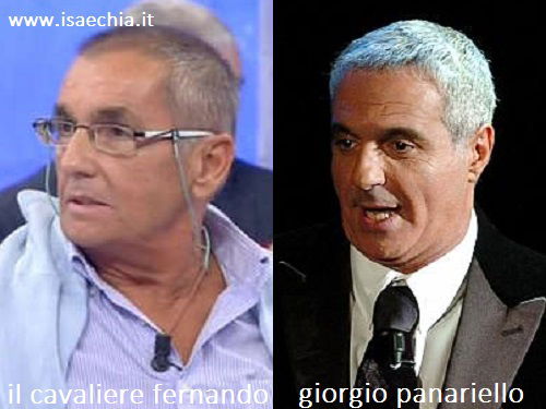 Somiglianza tra il cavaliere Fernando e Giorgio Panariello preview