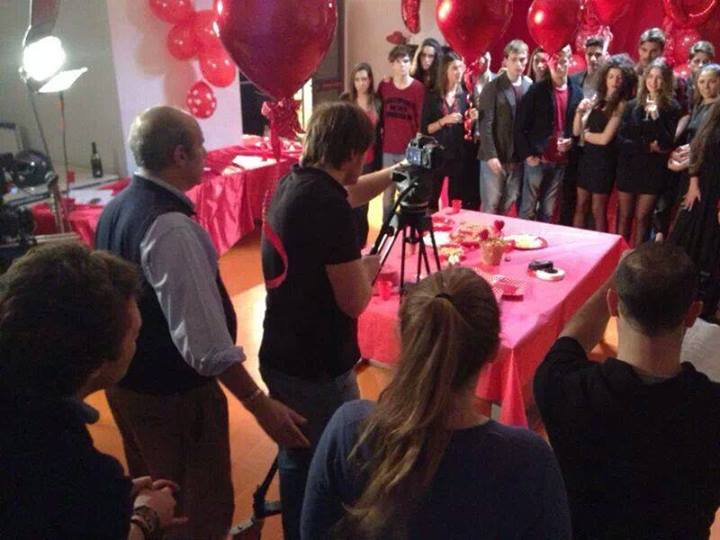 Francesco Monte in versione attore nel cortometraggio di Federico Moccia: foto dal set preview