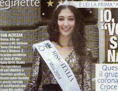 Stefania Toma, la prima aspirante Miss Italia ufficiale: “Io, prima Miss “volontaria”, sogno un…naso nuovo!” article-post