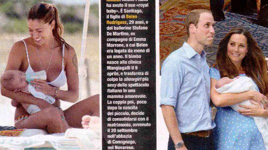 Le foto dell’anno 2013: Al Bano e Romina di nuovo insieme; Belén Rodriguez mammina sexy; Inghilterra felice: è nato un nuovo re Giorgio article-post