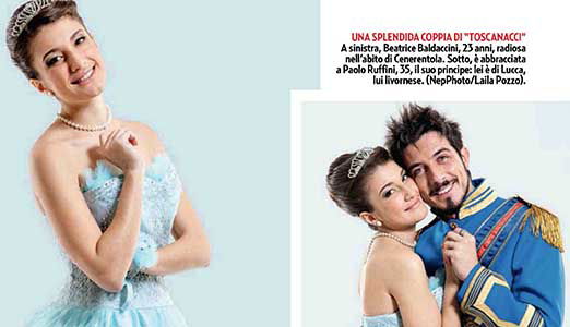 Beatrice Baldaccini recita con Paolo Ruffini: “Io, Cenerentola, sposerò Cracco” article-post