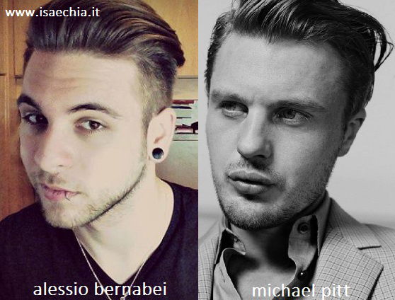 Somiglianza tra Alessio Bernabei e Michael Pitt preview