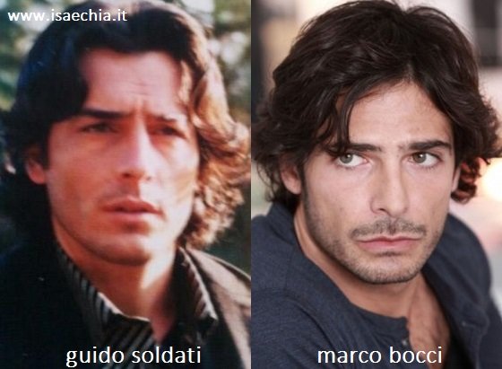 Somiglianza tra Guido Soldati e Marco Bocci