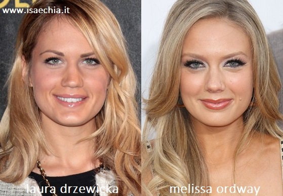 Somiglianza tra Laura Drzewicka e Melissa Ordway