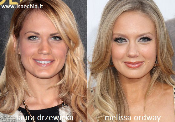 Somiglianza tra Laura Drzewicka e Melissa Ordway preview