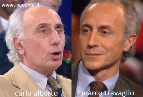 Somiglianza tra il cavaliere Carlo Alberto e Marco Travaglio preview