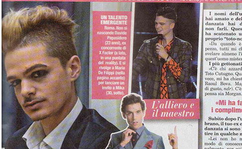 Davide Papasidero, ex concorrente di X Factor: “Maria De Filippi, ho amato un vip che sta con una donna. Ho una lettera per Mika!” preview