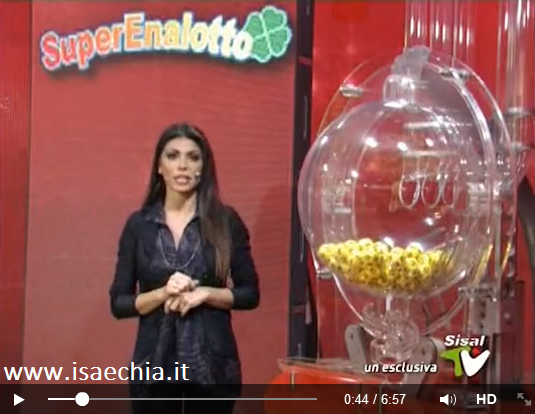 Flora Canto presenta l’estrazione del SuperEnalotto: il video preview