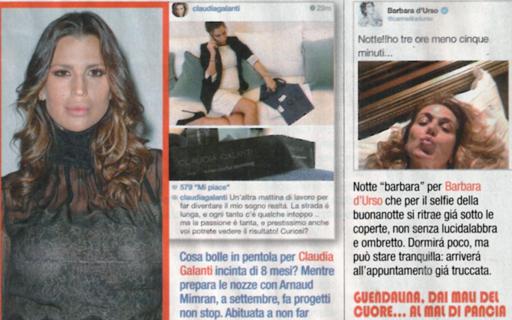 Vip Social – Claudia fa progetti…”Galanti”, Barbara D’Urso e le notti truccate, Martina Colombari si fa in 4… article-post