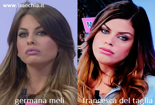 Somiglianza tra Germana Meli e Francesca Del Taglia preview