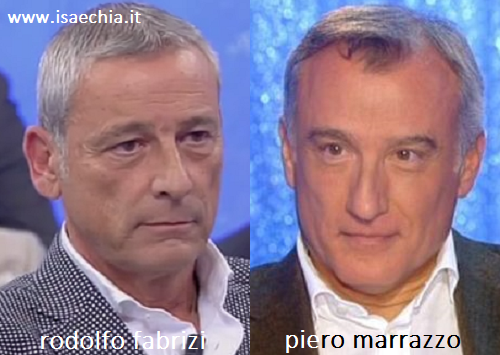 Somiglianza tra Rodolfo Fabrizi e Piero Marrazzo