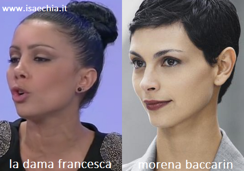 Somiglianza tra la dama Francesca e Morena Baccarin