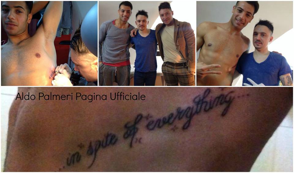 Aldo Palmeri e il tatuaggio dedicato ad Alessia Cammarota: le foto article-post