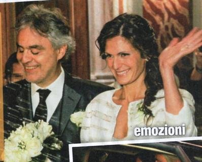 Andrea Bocelli: il sì con Veronica. E Solange prevede…un maschietto!