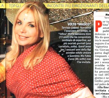 Maria Giovanna Elmi: “Io, diva da copertina, Fabio Fazio che non mi ha voluta, quella galoppata con un certo “Stallone” e…le accuse di terrorismo!” preview