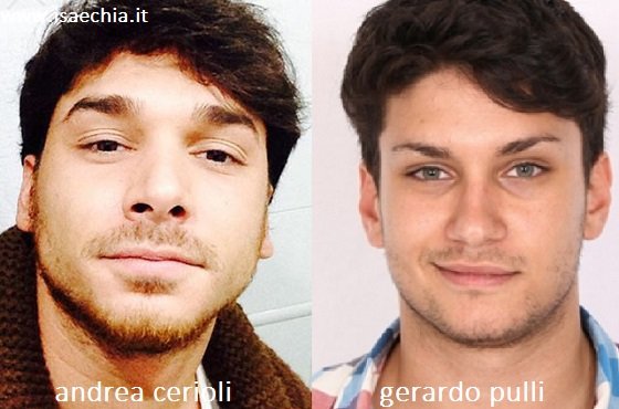 Somiglianza tra Andrea Cerioli e Gerardo Pulli