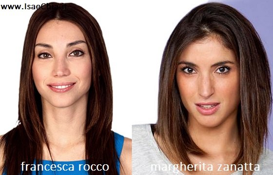 Somiglianza tra Francesca Rocco e Margherita Zanatta