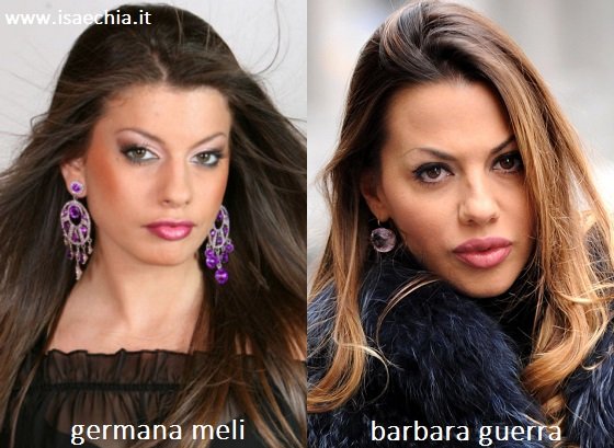 Somiglianza tra Germana Meli e Barbara Guerra