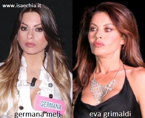 Somiglianza tra Germana Meli ed Eva Grimaldi