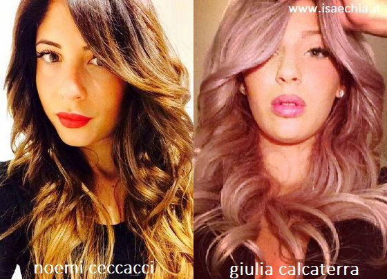 Somiglianza tra Noemi Ceccacci e Giulia Calcaterra preview