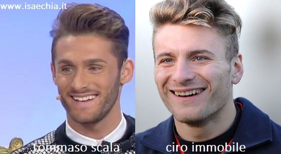 Somiglianza tra Tommaso Scala e Ciro Immobile