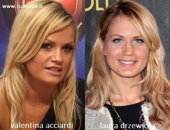 Somiglianza tra Valentina Acciardi e Laura Drzewicka preview