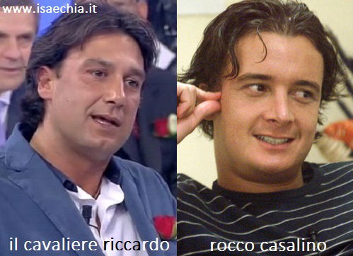 Somiglianza tra il cavaliere Riccardo e Rocco Casalino preview