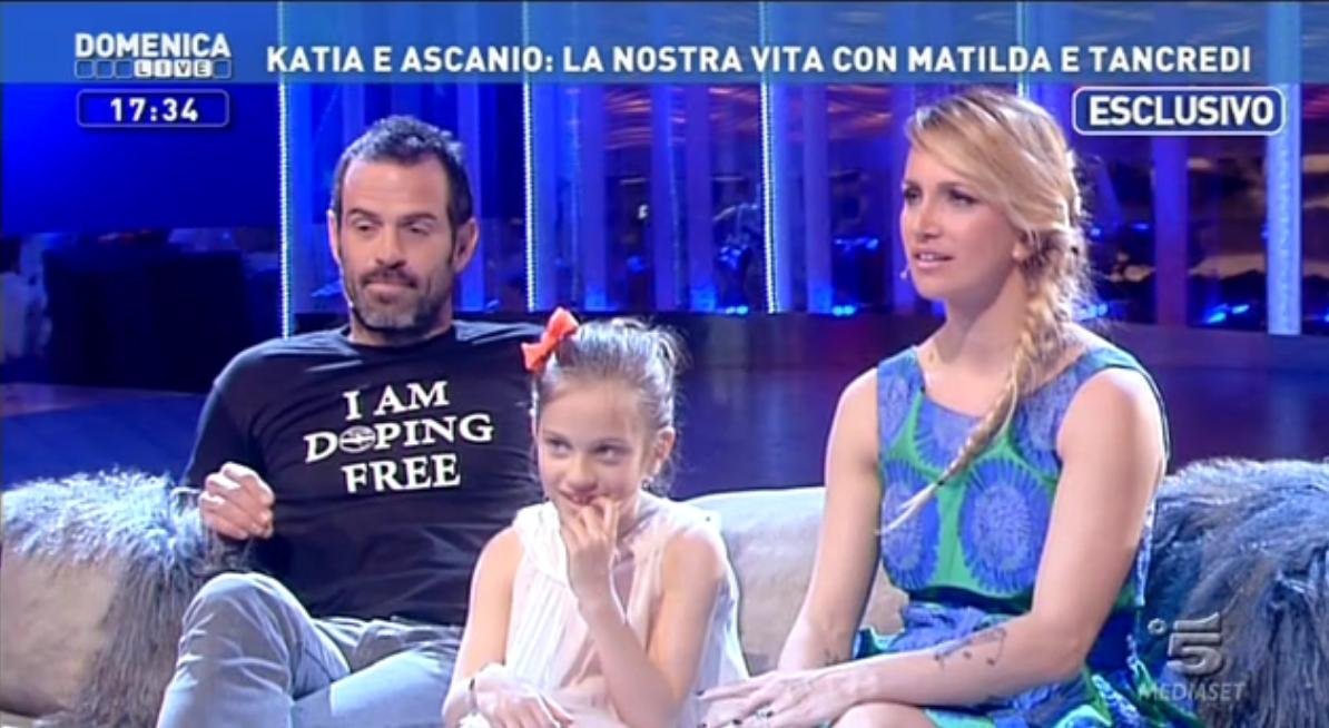 Ascanio Pacelli e Katia Pedrotti ospiti a ‘Domenica Live’: il video